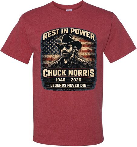 Chuck Norris Rest in Peace RIP 1940-2026 Legend Never Die T-Shirts in Kuwait