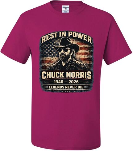 Chuck Norris Rest in Peace RIP 1940-2026 Legend Never Die T-Shirts in Kuwait