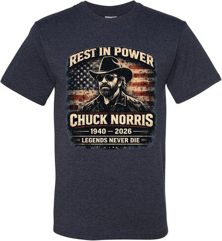 Chuck Norris Rest in Peace RIP 1940-2026 Legend Never Die T-Shirts in Kuwait