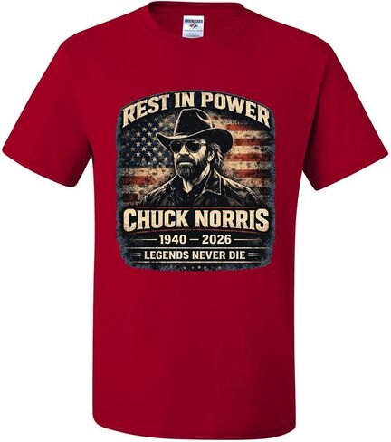 Chuck Norris Rest in Peace RIP 1940-2026 Legend Never Die T-Shirts in Kuwait