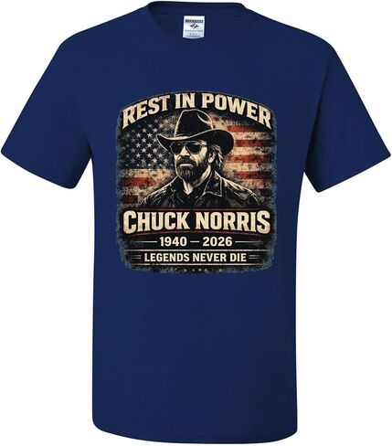 Chuck Norris Rest in Peace RIP 1940-2026 Legend Never Die T-Shirts in Kuwait