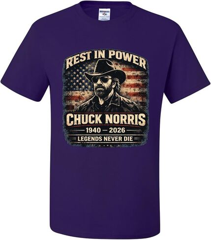 Chuck Norris Rest in Peace RIP 1940-2026 Legend Never Die T-Shirts in Kuwait