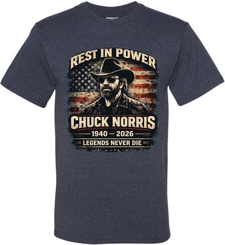 Chuck Norris Rest in Peace RIP 1940-2026 Legend Never Die T-Shirts in Kuwait