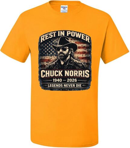 Chuck Norris Rest in Peace RIP 1940-2026 Legend Never Die T-Shirts in Kuwait