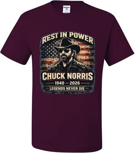 Chuck Norris Rest in Peace RIP 1940-2026 Legend Never Die T-Shirts in Kuwait