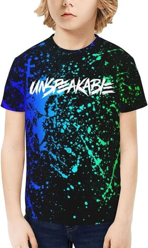 Cool Merch for Kids Cool 3D Printed Short Sleeve Tshirt Gaming t Shirts Graphic for Teens Boys Girls Tee 9-10 Years in Kuwait