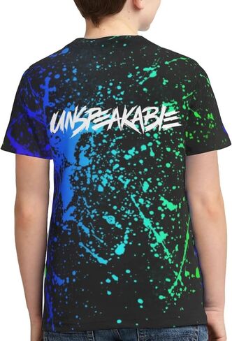 Cool Merch for Kids Cool 3D Printed Short Sleeve Tshirt Gaming t Shirts Graphic for Teens Boys Girls Tee 9-10 Years in Kuwait