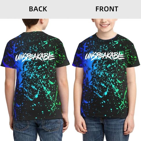 Cool Merch for Kids Cool 3D Printed Short Sleeve Tshirt Gaming t Shirts Graphic for Teens Boys Girls Tee 9-10 Years in Kuwait
