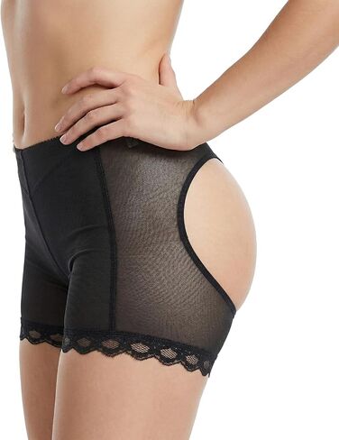 Butt Lifting Panties Butt Lifting Shapewear Booty Lifter Underwear for Women ShapewearControl Panties Lace Shapewear Panty Black M in Saudi Arabia