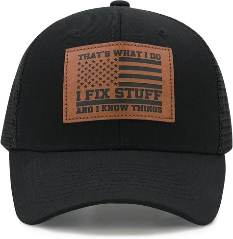I Fix Stuff Hat for Dad, Birthday Gifts for Men - Unique Gift Ideas for Husband, Grandpa, Handyman, Him in Saudi Arabia