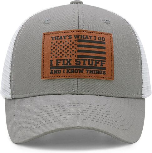 I Fix Stuff Hat for Dad, Birthday Gifts for Men - Unique Gift Ideas for Husband, Grandpa, Handyman, Him in Saudi Arabia