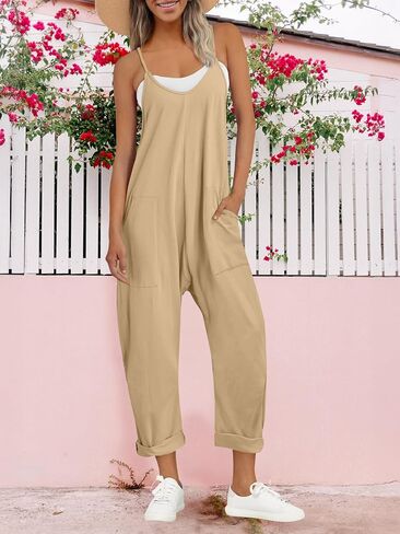 Jumpsuits for Women Casual Summer Outfits Rompers Comfy Beach Vacation Trendy Overalls Jumpers Fashion Clothes 2025 in Kuwait