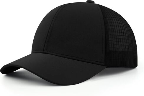Zylioo XL XXL قبعة سائق الشاحنة Snapback، قبعة بيسبول شبكية للرؤوس الكبيرة للرجال والنساء، قبعة كبيرة منظمة قابلة للتعديل في منتصف التاج in Kuwait