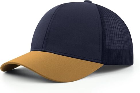 Zylioo XL XXL قبعة سائق الشاحنة Snapback، قبعة بيسبول شبكية للرؤوس الكبيرة للرجال والنساء، قبعة كبيرة منظمة قابلة للتعديل في منتصف التاج in Kuwait