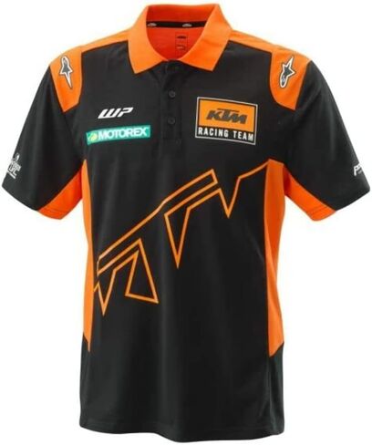 KTM Team Polo (2X-Large) Black/Orange in Kuwait