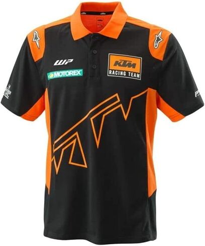 KTM Team Polo (2X-Large) Black/Orange in Kuwait