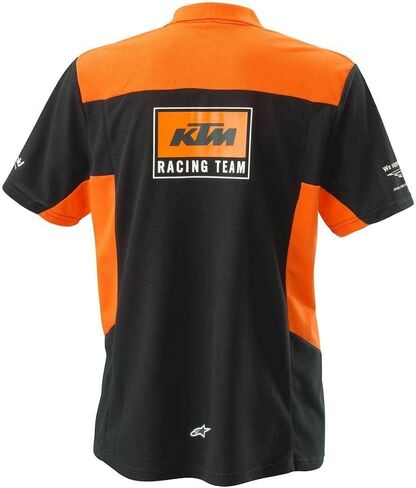 KTM Team Polo (2X-Large) Black/Orange in Kuwait