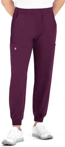 Maevn Matrix Pro Men's Full Elastic Waistband Jogger Medical Scrub Pant | Clinical Uniform Bottom with 6 Pockets, Dye-to-Match Inner Drawstring and Rib Ankle Cuffs in Saudi Arabia
