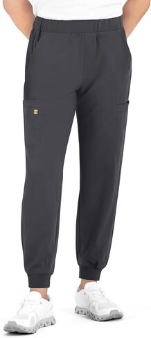 Maevn Matrix Pro Men's Full Elastic Waistband Jogger Medical Scrub Pant | Clinical Uniform Bottom with 6 Pockets, Dye-to-Match Inner Drawstring and Rib Ankle Cuffs in Saudi Arabia