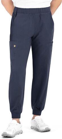 Maevn Matrix Pro Men's Full Elastic Waistband Jogger Medical Scrub Pant | Clinical Uniform Bottom with 6 Pockets, Dye-to-Match Inner Drawstring and Rib Ankle Cuffs in Saudi Arabia