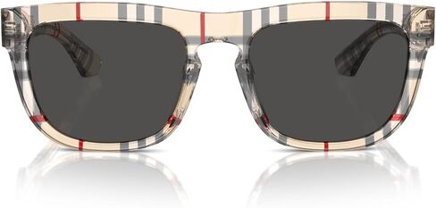 BURBERRY Dark Grey Square Men's Sunglasses BE4431U 412287 56 in Kuwait