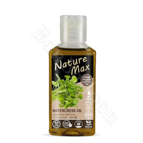 Nature Max Watercress Oil Natural Cold Pressed (1.7 oz / 50 ml) Roquette Rucola Arugula Rugula Cress Non Gmo Pure Herbal Cooking & Hair & Skin & Body in Saudi Arabia