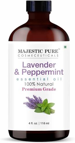Majestic Pure Lavender & Peppermint Essential Oil 4 Fl Oz in Saudi Arabia