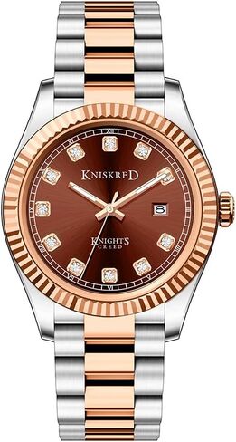 Classic Watch for Men with Solid Stainless Steel Band and Calendar Men’s Dress Watch Water Resistant in Saudi Arabia