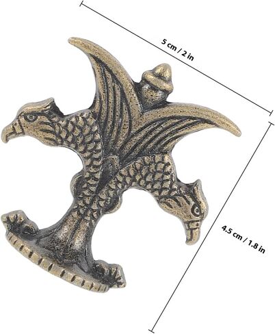Cabinet Pulls8Pcs Vintage Eagle Handles Drawer Pulls Decorative Small Knobs for Kitchen Cupboard and Dresser Hardware in Kuwait