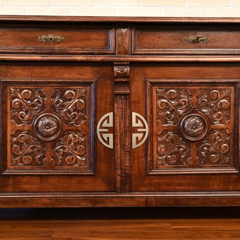 Cabinet Pulls2Pcs Zinc Alloy Pulls Round Drawer Handles, Replacement Furniture Door for Dresser and, Brushed Copper Finish, Suitable for Home and Office in Kuwait
