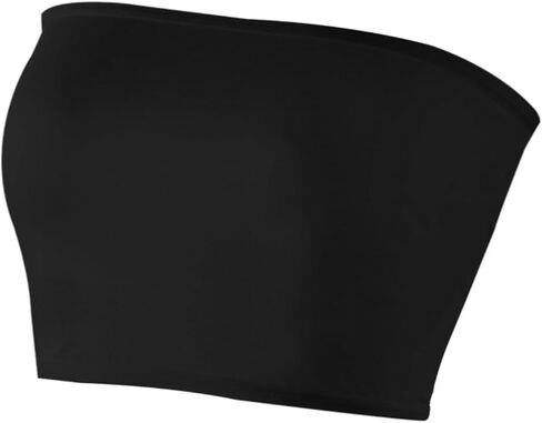 Women's 5 Pack Tube Tops Bandeau Casual Crop Top Going Out Strapless Basic Tank in Saudi Arabia