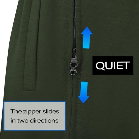 One-Hand Dual Zipper Mens Tear Away Shorts, Open Side Adaptive Shorts, Easy Dressing for Surgery, Rehab & Elderly Care in Kuwait