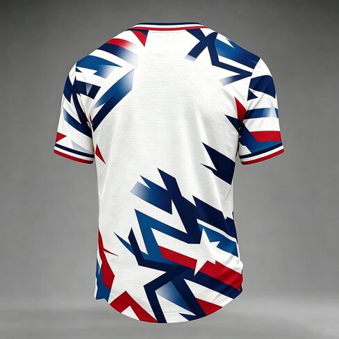 Soccer Jerseys for Men American Flag USA Team Fans Cup Shirts Mesh Quick Dry Performance Athletic Shirts in Saudi Arabia