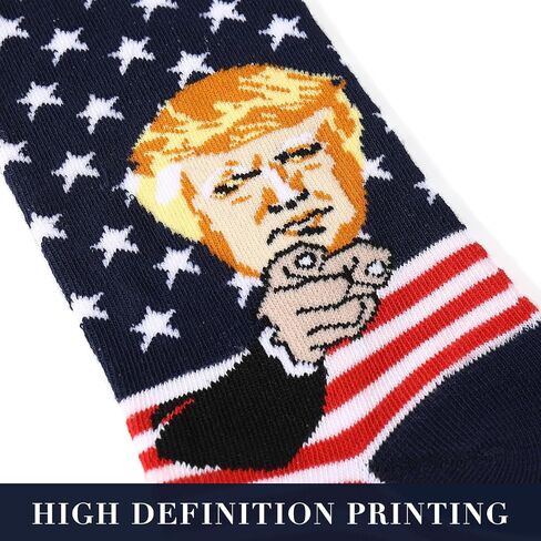8 Pairs 2026MAGA Socks Make America Great Again USA Sock Republican Socks Tang Ma-ga Gag Gifts For Men Womens in Saudi Arabia