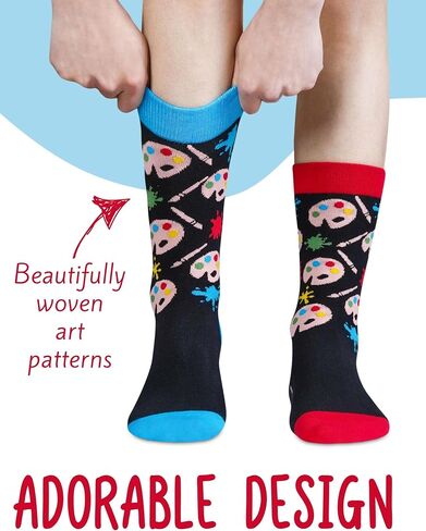 InnoBeta Artist Gifts Socks for Men Women, Art Teacher, Painter, Art Lovers on Birthday, Christmas in Kuwait