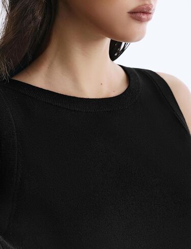Women's Wool Blend Sleeveless Sweaters Lightweight Summer Tank Tops Business Casual Sweater Grace in Motion Collection in Saudi Arabia