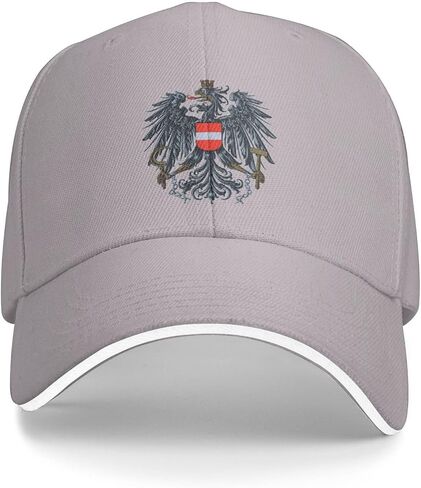 Austria National Emblem Hat Support Austria Coat of Arms Baseball Cap Austrian Hat for Women Men in Kuwait