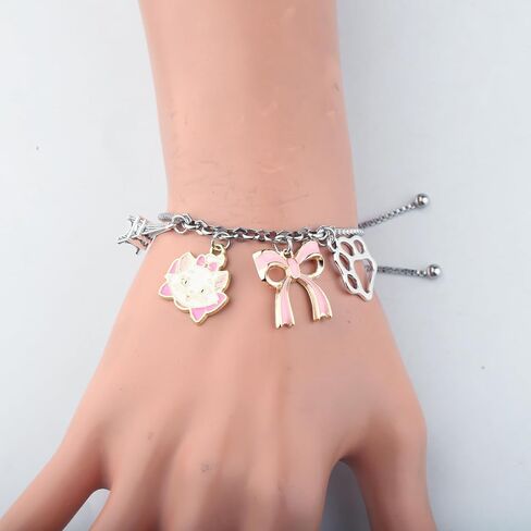 SEIRAA Cartoon Cat Bracelet Cat Lover Gifts Cat Movie Jewelry Because I'm A Lady That's Why Bracelet Cats Lady Gift in Kuwait