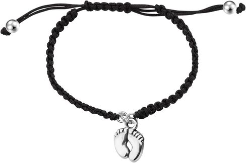 PLITI Daughter Pregnancy Bracelet - Mom To Be Pregnancy Announcement Gift, New Mom Gift Feet Bangle in Saudi Arabia