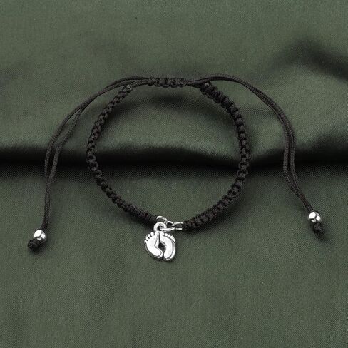 PLITI Daughter Pregnancy Bracelet - Mom To Be Pregnancy Announcement Gift, New Mom Gift Feet Bangle in Saudi Arabia