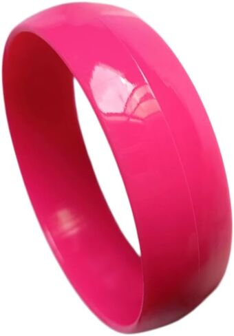 Resin Chunky Bangle Bracelets 70S 80s Neon Wide Colorful Cuff Bracelet 1980s Style Costume Bracelets Party Accessories in Saudi Arabia