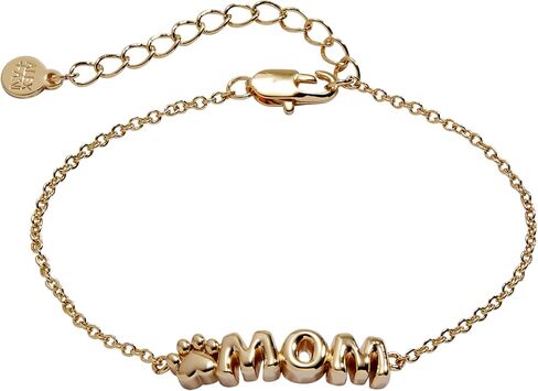 Alex and Ani MDD Pet Mom Linear Bracelet, Brass Shiny Gold in Saudi Arabia