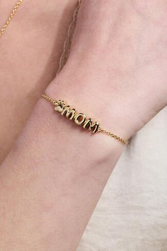Alex and Ani MDD Pet Mom Linear Bracelet, Brass Shiny Gold in Saudi Arabia