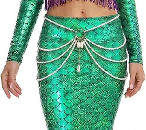 Women Swmisuit Hologram Mermaid Costume Mermaid Dress Princess Dress with Arm Sleeve Party Dress Birthday Dres Halloween in Saudi Arabia