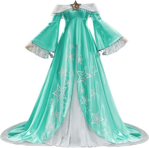 فستان تنكري نسائي من miccostumes مع أقراط وبروش خماسي in Kuwait