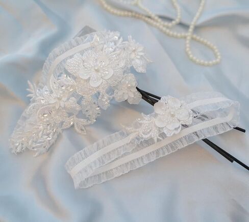 Lace Wedding Garters for Bride, Women Wedding Gifts Accessories Bridal Legs Garter with Stretch in Saudi Arabia