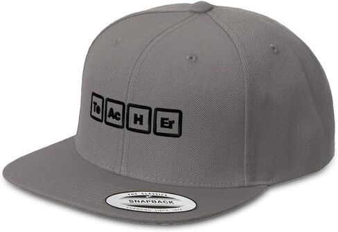 Speedy Pros Snapback Hats for Men & Women Teacher Periodic Table Acrylic Flat Bill Baseball Cap in Kuwait