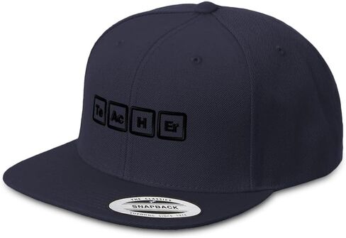 Speedy Pros Snapback Hats for Men & Women Teacher Periodic Table Acrylic Flat Bill Baseball Cap in Kuwait