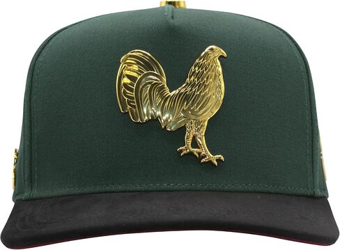 Ferreti Hats FT150 El Gallo Green Baseball Hat for Men & Women - Green Rooster Hat - Premium Adjustable Baseball Cap, Gorra de Gallo para Hombre y Mujer in Saudi Arabia