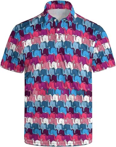 Men's Golf Shirt Quick-Dry Polo Shirt Performance Moisture Wicking Collared Tennis Shirts Athletic Shirt in Saudi Arabia